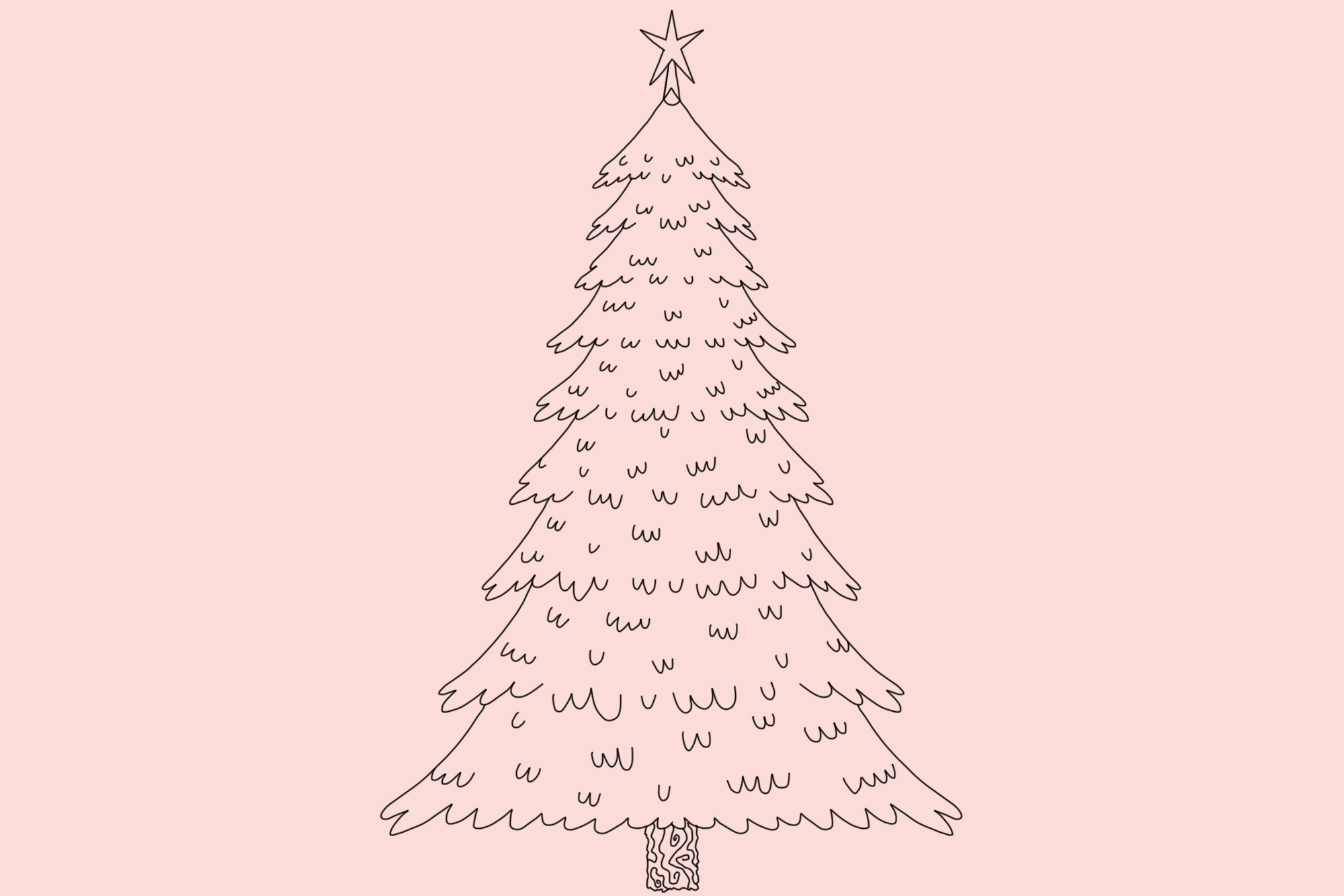 Marker pen Christmas tree | Decorate your own Christmas tree how ever you  like! Materials needed: White drawing paper or card stock, sketching  pencil, marker pens. See our list... | By McArt StudioFacebook